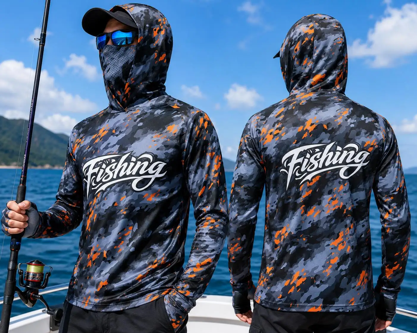 Herren Angelhemd mit Kapuze, U – Fishing Shirt Uv Protection Bewertung und Preis