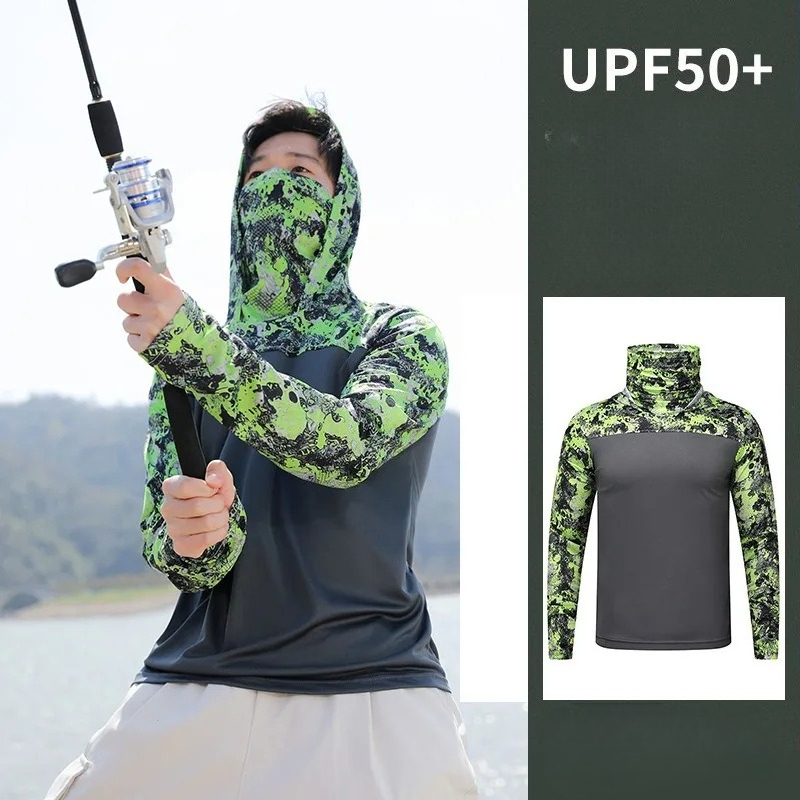 Anglerhemd mit Kapuze für Herr – Fishing Mask Sun Protection Bewertung und Preis