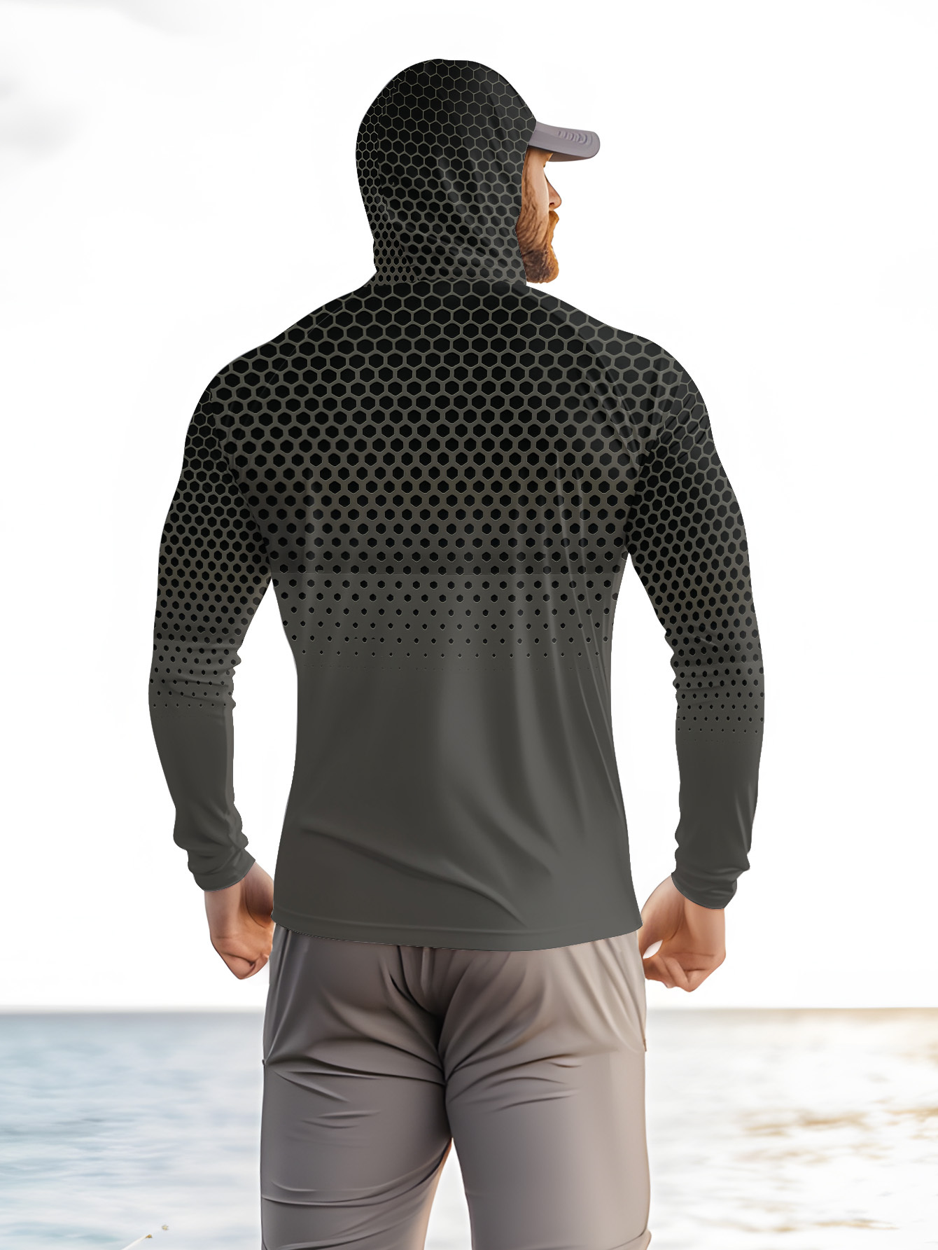 Herren Sommer-Angel-Hoodie mit – Fishing Mask Sun Protection Bewertung und Preis