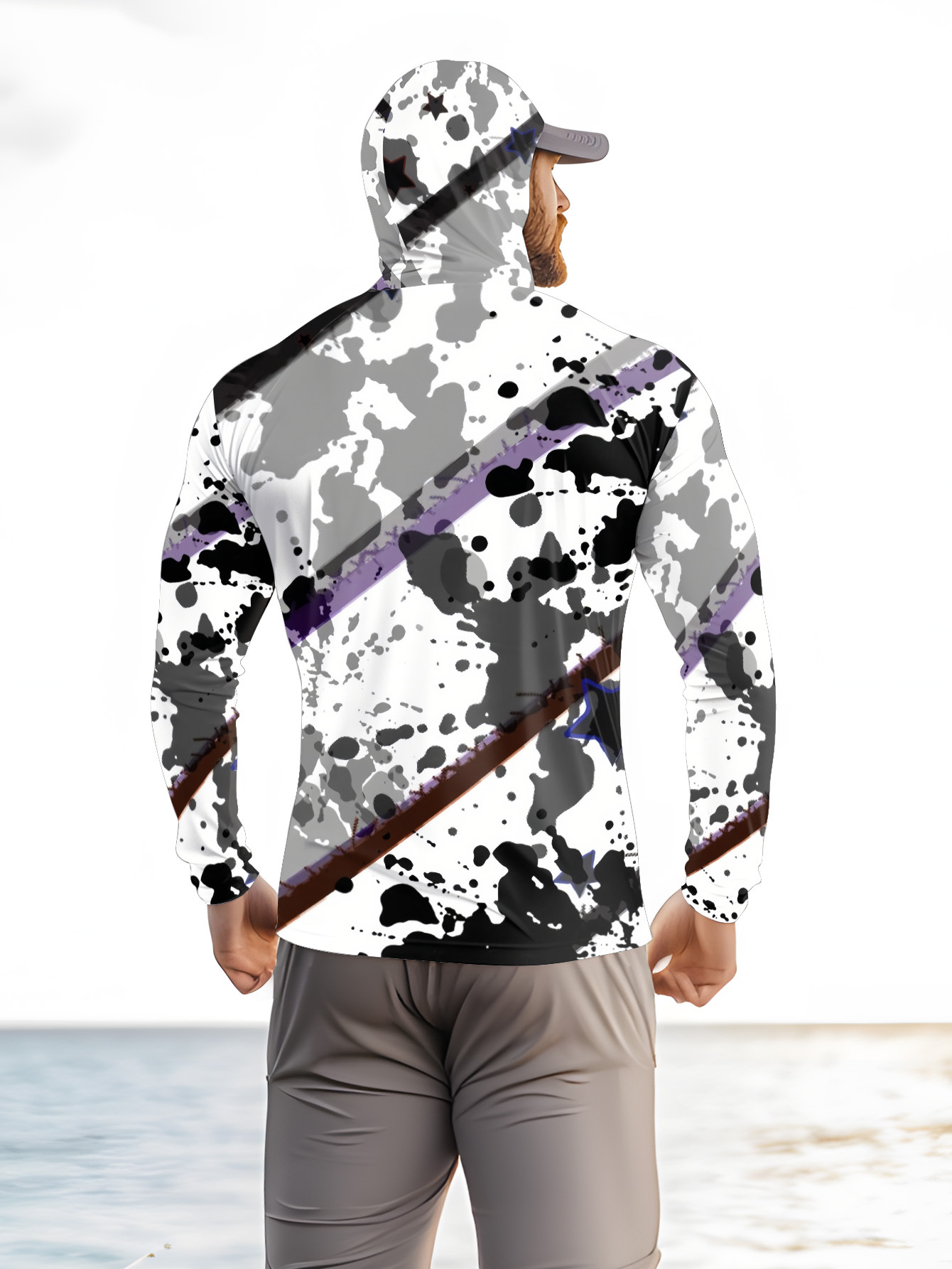Herren-Fischerhemd mit Kapuze, – Fishing Shirt Uv Protection Bewertung und Preis